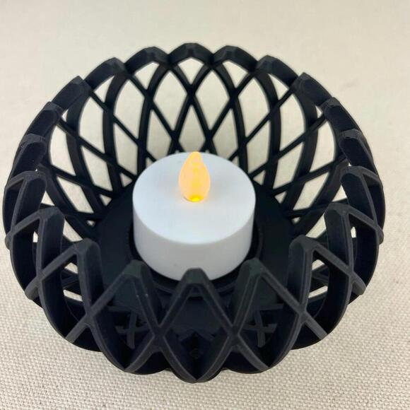 Modern Minimalist Tealight Holder, Javi Tealight Candle Holder - Picture 3 of 10